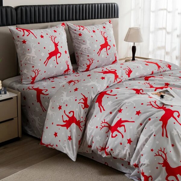Obliečky z mikrovlákna SNOWDEER svetlosivé Rozmer obliečky: 70 x 80 cm | 140 x 200 cm