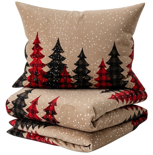 Obliečky z mikrovlákna WINTERPINE vzorované Rozmer obliečky: 70 x 80 cm | 140 x 200 cm