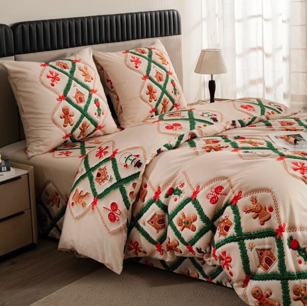 Obliečky z mikrovlákna GINGERHOLLY krémové Rozmer obliečky: 70 x 80 cm | 140 x 200 cm