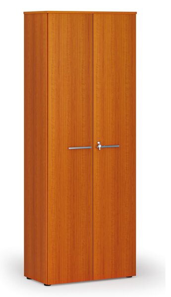 Kancelárska skriňa s dverami PRIMO WOOD, 800 x 420 x 2128 mm, čerešňa
