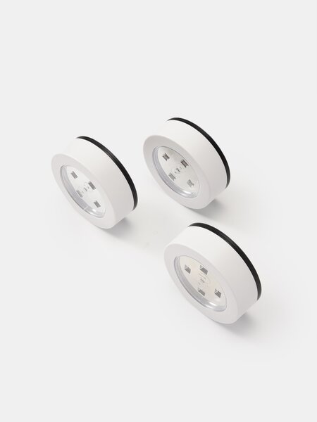 Sinsay - Podskrinkové LED svietidlá na nábytok 3 pack - biela