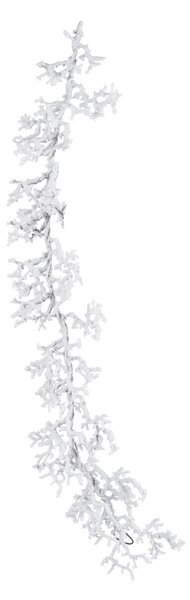 Biela zasnežená dekoračná vetvička Snowy - 22*5*104cm - J-Line by Jolipa