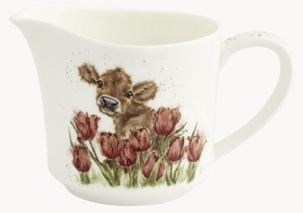 Džbánik na mlieko z jemného kostného porcelánu Cow