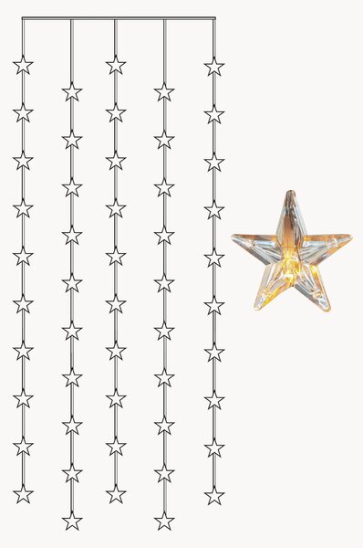 Svetelná LED-reťaz Star, 200 cm