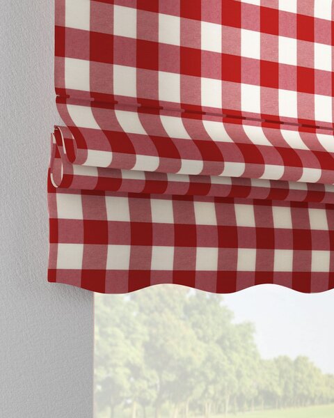 Rímska roleta Florencia farba produktu červená látka vzorované