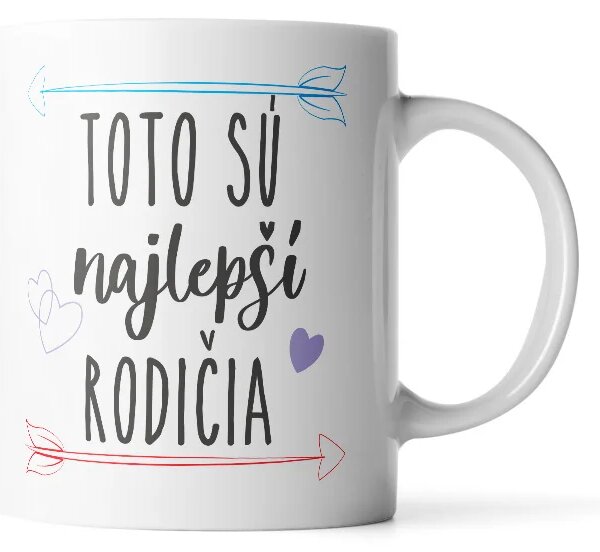 Sablio Hrnček Toto sú najlepší rodičia - 330 ml - standard