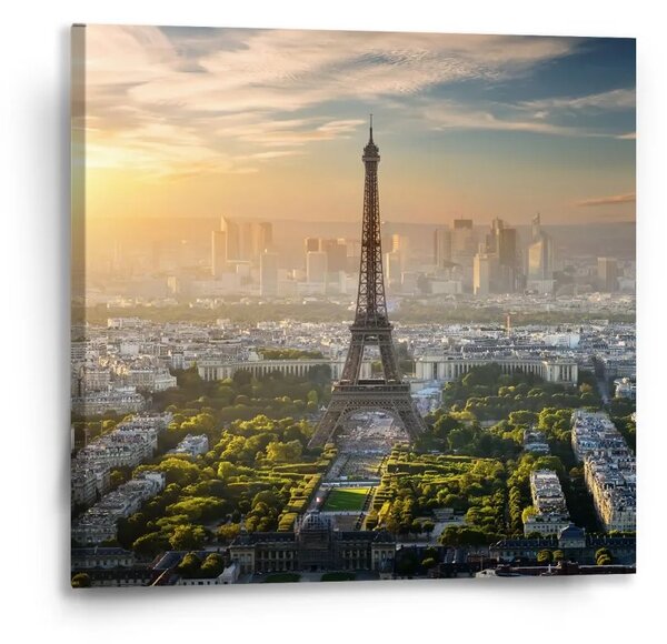 Sablio Obraz Paríž Eiffelova veža Skyline - 50x50 cm