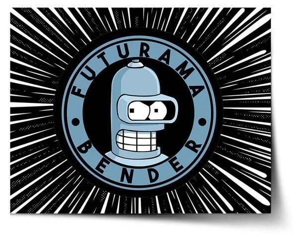 Sablio Plagát Futurama Bender Vesmír - 60x40 cm