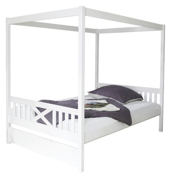 POSTEĽ S NEBESAMI, 140/200 cm biela MID.YOU - Postele, Online Only