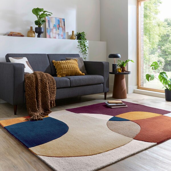 VLNENÝ KOBEREC, 160/230 cm lila, viacfarebná Flair Rugs - Online Only bytové doplnky, Online Only