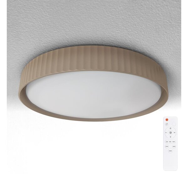 Brilagi - LED stmievateľné stropné svietidlo LUCIA LED/48W/230V pr. 41 cm hnedé s diaľkovým ovládaním