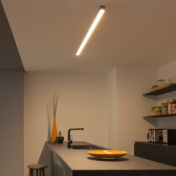 Brilagi- LED prisadené stropné svietidlo FULLDAY LED/20/30/40W/230V 2700/4000/6000K čierna
