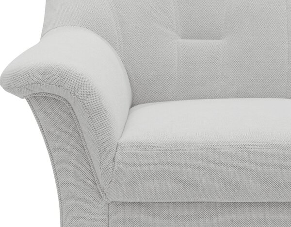 ROHOVÁ SEDAČKA, textil, strieborná MID.YOU - Sedačky, Online Only