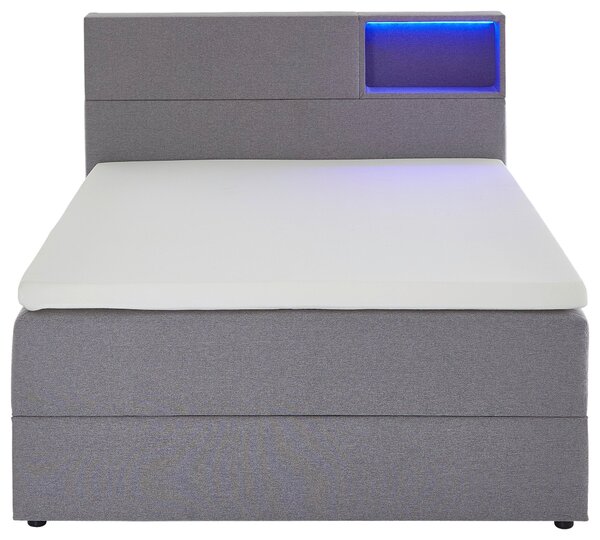 BOXSPRINGOVÁ POSTEĽ, 120/200 cm, svetlosivá Xora - Online Only spálne, Online Only