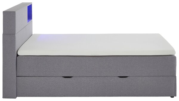 BOXSPRINGOVÁ POSTEĽ, 120/200 cm, svetlosivá Xora - Online Only spálne, Online Only