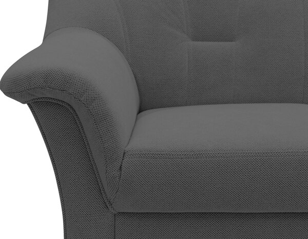ROHOVÁ SEDAČKA, textil, tmavosivá MID.YOU - Sedačky, Online Only