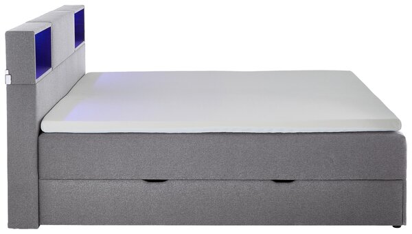 BOXSPRINGOVÁ POSTEĽ, 160/200 cm, svetlosivá Xora - Online Only spálne, Online Only