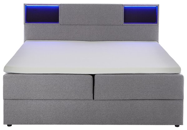 BOXSPRINGOVÁ POSTEĽ, 160/200 cm, svetlosivá Xora - Online Only spálne, Online Only
