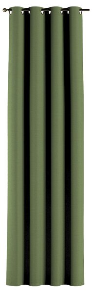 Záves s kolieskami farba produktu zelená látka zapletaná, zatemňovacia