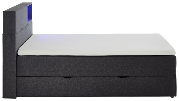 BOXSPRINGOVÁ POSTEĽ, 120/200 cm, antracitová Xora - Online Only spálne, Online Only