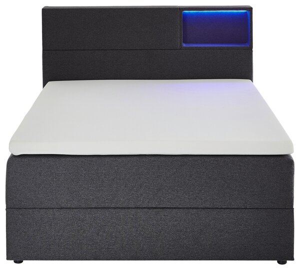BOXSPRINGOVÁ POSTEĽ, 120/200 cm, antracitová Xora - Online Only spálne, Online Only