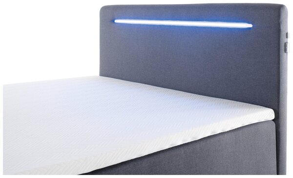 BOXSPRINGOVÁ POSTEĽ, 120/200 cm, antracitová Boxxx - Online Only spálne, Online Only