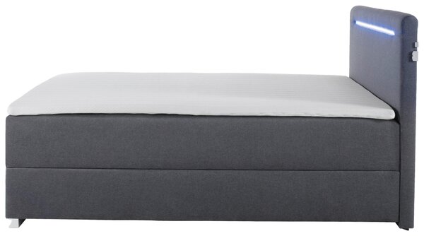 BOXSPRINGOVÁ POSTEĽ, 120/200 cm, antracitová Boxxx - Online Only spálne, Online Only
