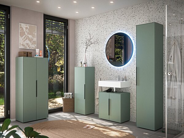 SKRINKA POD UMÝVADLO, zelená, zelená, 60/60/33 cm home24 - Kúpeľňové skrinky, Online Only