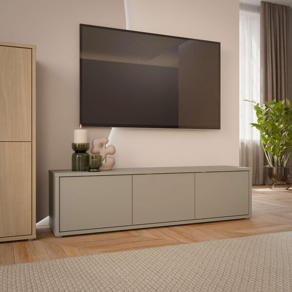 NÍZKA KOMODA, taupe, 154,2/42,5/34,9 cm Carryhome - TV nábytok, Online Only