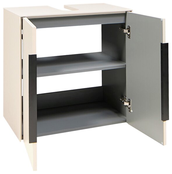 SKRINKA POD UMÝVADLO, kašmírová, kašmírová, 60/60/33 cm home24 - Kúpeľňové skrinky, Online Only
