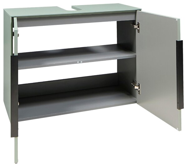 SKRINKA POD UMÝVADLO, zelená, zelená, 80/60/33 cm home24 - Kúpeľňové skrinky, Online Only