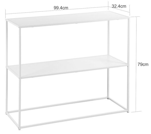KONZOLOVÝ STOLÍK, kašmírová, kov, kompozitné drevo, 99,4/32,4/79 cm Xora - Online Only obývacie izby, Online Only