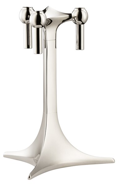 Dizajnový svietnik STOFF Nagel Stand Solid Chrome