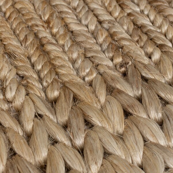 Flair Rugs , Kusový koberec Drew Braid Border Natural, 120x170, béžová, chodba / predsieň