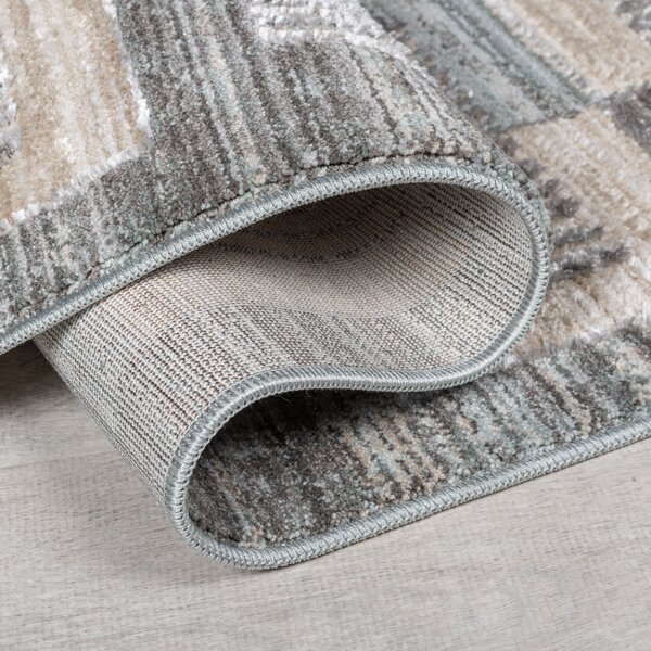Flair Rugs, Behúň Evelyn Blocks Natural, 66x240, viacfarebná, obývacia izba