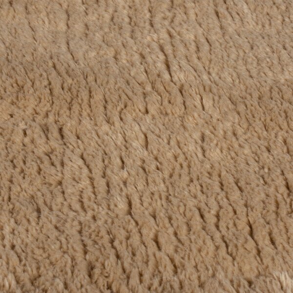 Flair Rugs, Kusový koberec Faroe Faux Fur Natural, 80x150, hnedá, obývacia izba