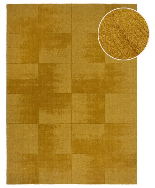 Flair Rugs , Kusový koberec Demi Check Ombre Yellow, 200x290, žltá, obývacia izba