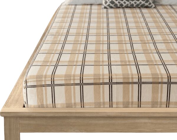 Plachta mikroplyš PLAID 90x200 cm krémová