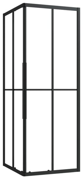 Sprchová zástena BestBerg 150774 / 80 × 80 × 180 cm / čierna/transparentná