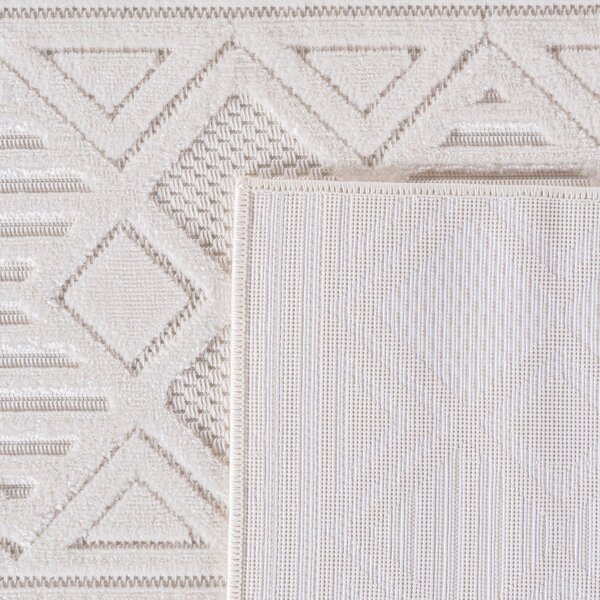Krémový vnútorný a vonkajší behúň 80x250 cm Doha 1652 Cream – Ayyildiz Carpets