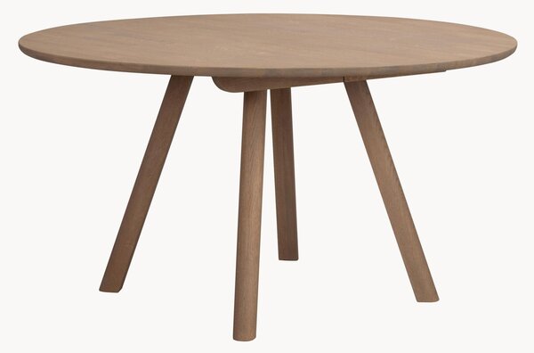 Okrúhly jedálenský stôl z dubového dreva Clapperton, Ø 140 cm