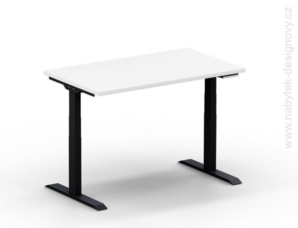 Elektricky výškovo nastaviteľný stôl - Dĺžka: 120 cm, Hĺbka: 70 cm - ELITE 1270 (ELITE 1270 - stôl)