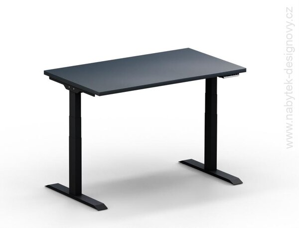 Elektricky výškovo nastaviteľný stôl - Dĺžka: 120 cm, Hĺbka: 70 cm - ELITE 1270 (ELITE 1270 - stôl)