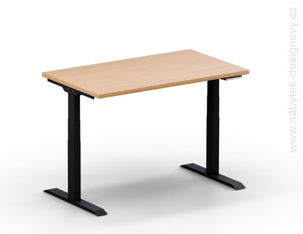 Elektricky výškovo nastaviteľný stôl - Dĺžka: 120 cm, Hĺbka: 70 cm - ELITE 1270 (ELITE 1270 - stôl)