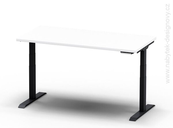 Elektricky výškovo nastaviteľný stôl - Dĺžka: 140 cm, Hĺbka: 70 cm - ELITE 1470 (ELITE 1470 - stôl)