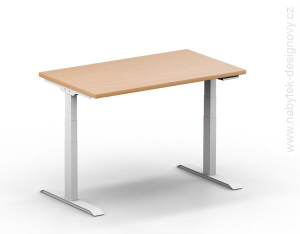 Elektricky výškovo nastaviteľný stôl - Dĺžka: 120 cm, Hĺbka: 70 cm - ELITE 1270 (ELITE 1270 - stôl)