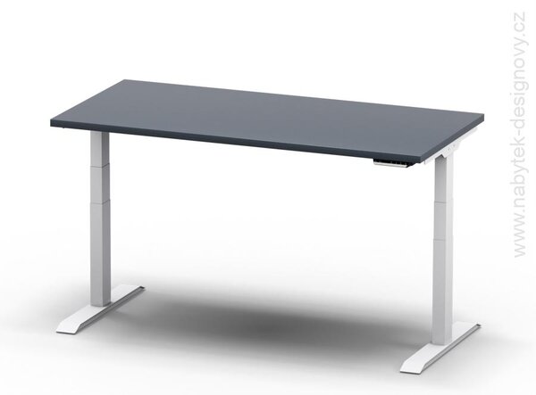 Elektricky výškovo nastaviteľný stôl - Dĺžka: 140 cm, Hĺbka: 70 cm - ELITE 1470 (ELITE 1470 - stôl)