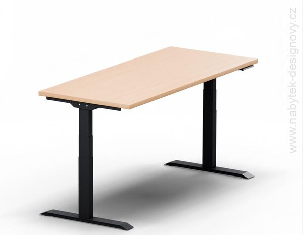 Elektricky výškovo nastaviteľný stôl - Dĺžka: 160 cm, Hĺbka: 70 cm - ELITE 1670 (ELITE 1670 - stôl)