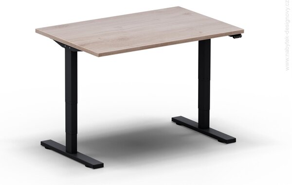 Elektricky výškovo nastaviteľný stôl - Dĺžka: 120 cm, Hĺbka: 80 cm - LEGEND 1280 (LEGEND 1280 - stôl)