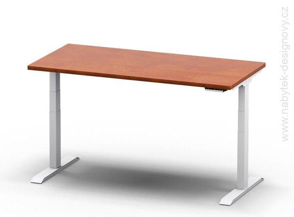 Elektricky výškovo nastaviteľný stôl - Dĺžka: 140 cm, Hĺbka: 70 cm - ELITE 1470 (ELITE 1470 - stôl)